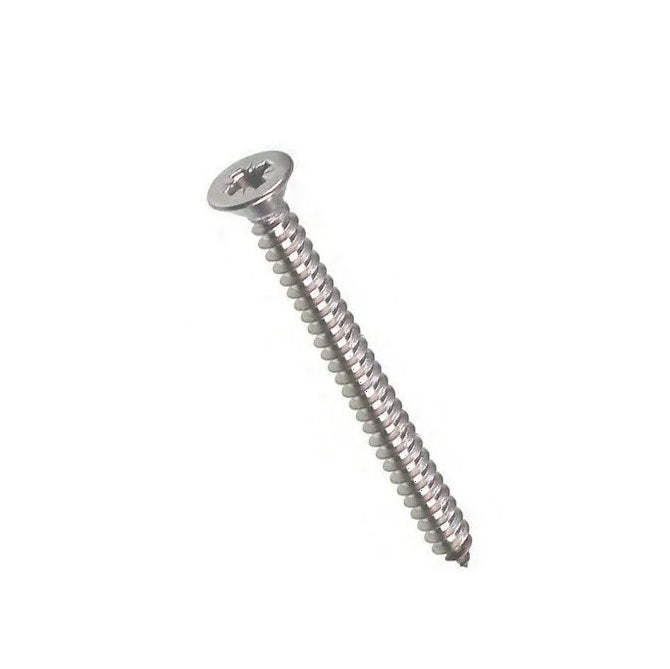 Self Tapping Screws - 4.17x31.8 mm - 8 Countersunk - Stainless Steel 304 Similar to A2, 18-8 HRB80
