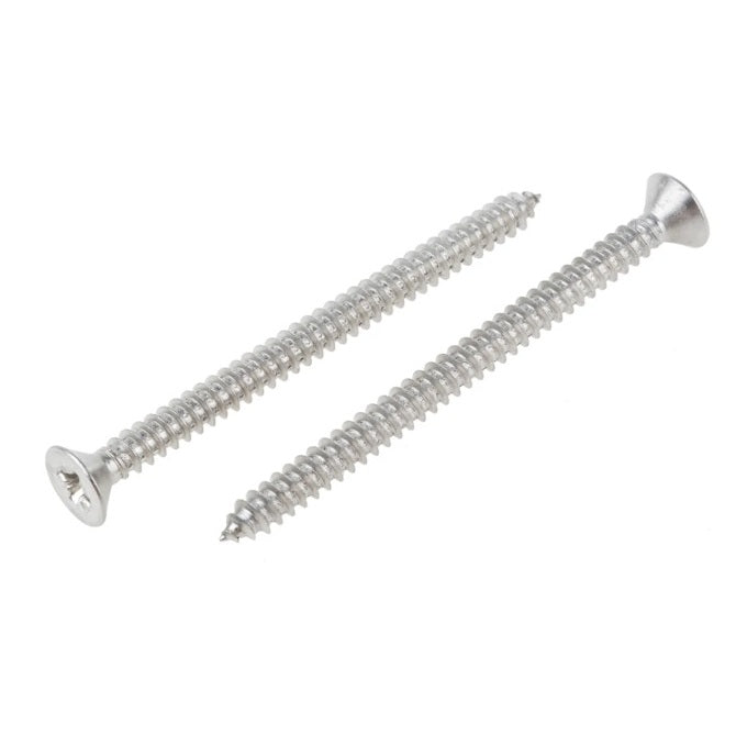 1073966 | SKT0635-057-PH-S4 (5 Pcs) --- Self Tapping Screws - 6.35x57.2 mm - 14 Countersunk - Stainless Steel 304 Similar to A2, 18-8 HRB80 Screw