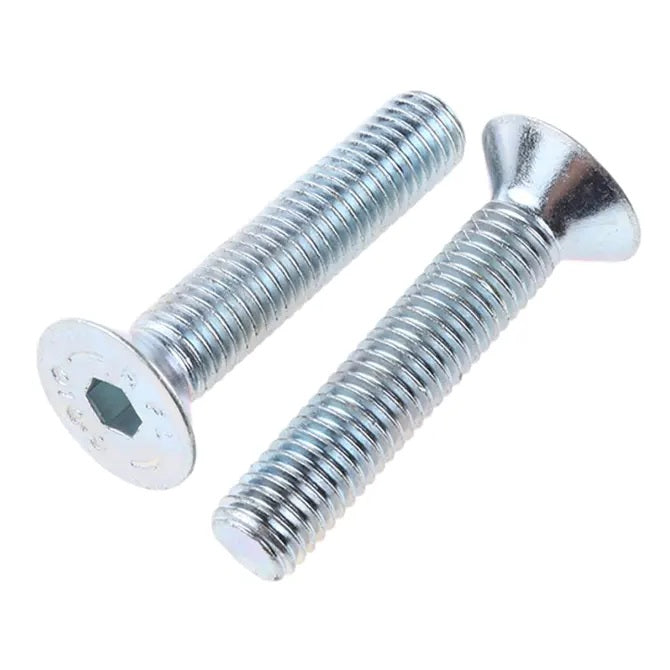 1046261 | SK030M-045-SK-CZ (5 Pcs) --- Countersunk Screws - M3 - 3x0.5mm - 45 mm - Zinc Plated Steel Socket Screw