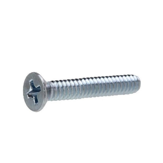 Countersunk Screws - M2 - 2x0.4mm - 8 mm - Zinc Plated Steel Phillips