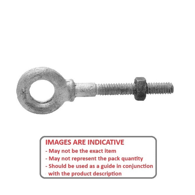 1102831 | CHE-68RS --- Partial Threaded Shank Eye Bolts - 1/2-13 UNC - 12.7mm - 82.55x25.4 mm Shouldered