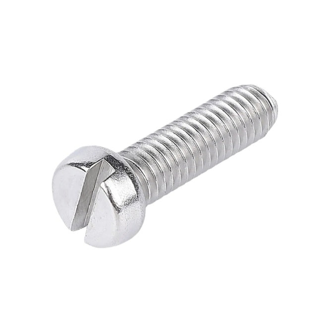 1040754 | SC022C-025-F-SL-S4 (50 Pcs) --- Fillister Head Screws - 2-56 UNC - 2.18mm - 25.4 mm - 304 Stainless Slotted Screw