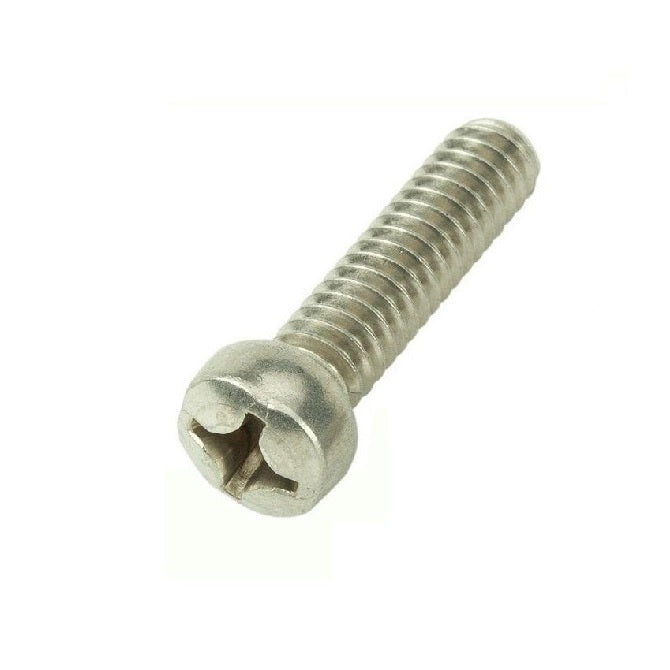 Fillister Head Screws - M2.5 - 2.5x0.45mm - 5 mm - Zinc Plated Steel Phillips