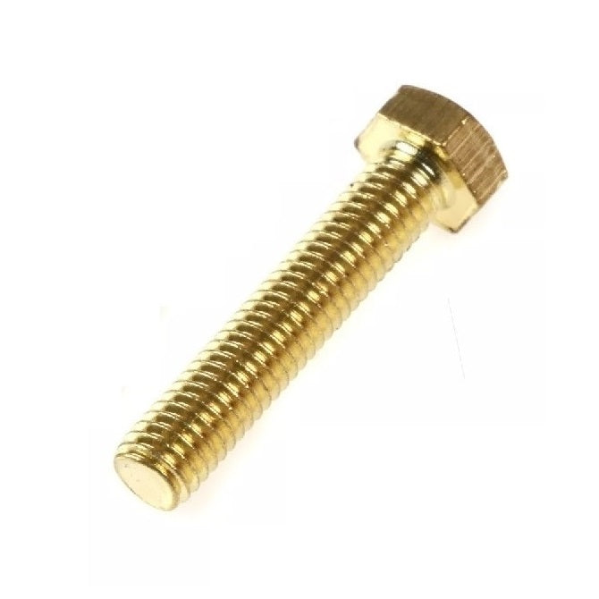 Hex Head Screws - 00-90 UNF - 1.19mm - 6.4 mm - Brass