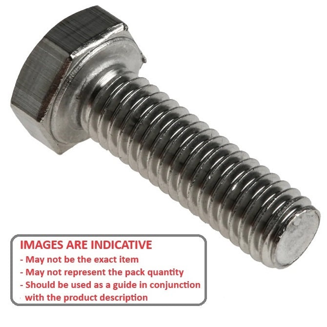 1044541 | SC030M-006-H-S4 (50 Pcs) --- Hex Head Screws - M3 - 3x0.5mm - 6 mm - 304 Stainless 304 Stainless Screw