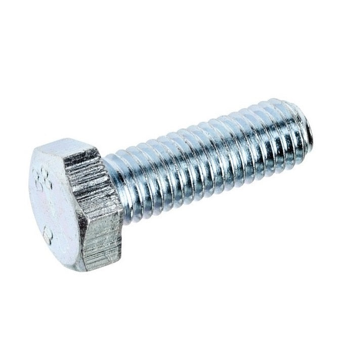 Hex Head Screws - M6 - 6x1mm - 20 mm - Zinc Plated Steel Steel Zinc Plated