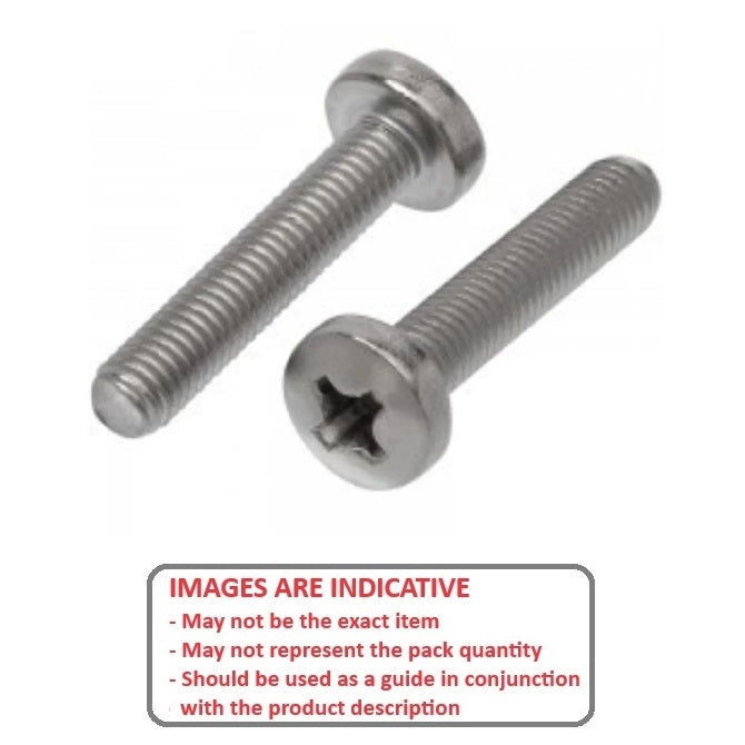 1073162 | SC064C-051-P-PH-A (5 Pcs) --- Pan Head Screws - 1/4-20 UNC - 6.35mm - 50.8 mm - Aluminium Screw