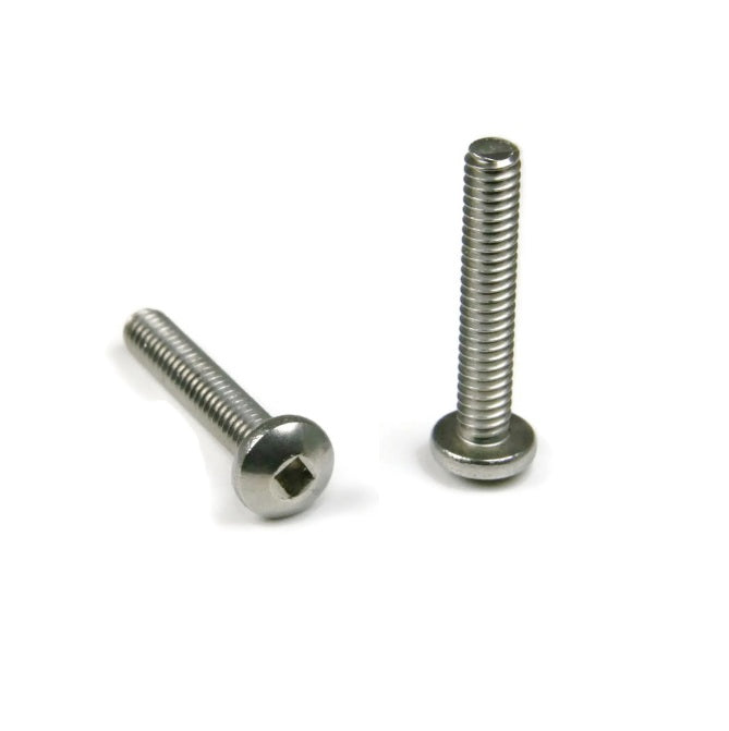 1067284 | SCS0600-020-P-PCS-CZ (50 Pcs) --- Security Screws - M6 - 6x1mm - 20 mm - Steel Case Hardened Zinc Alloy Post Combi Square Screw
