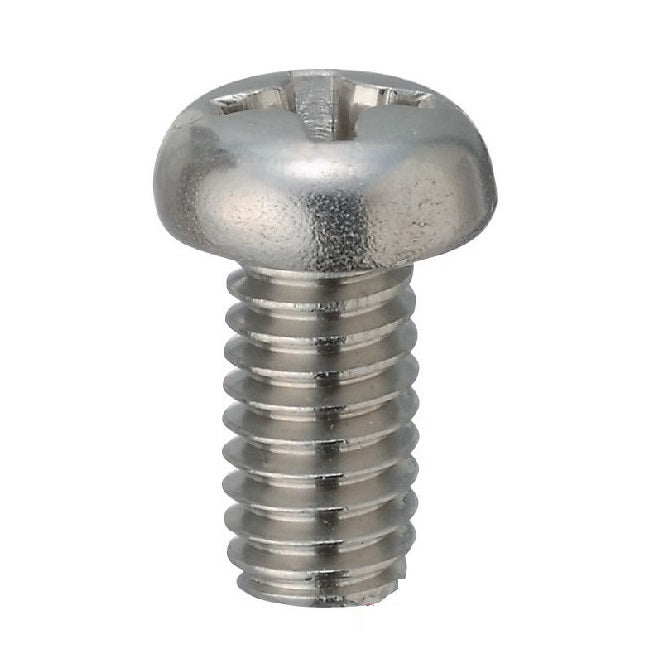Pan Head Screws - 8-32 UNC - 4.17mm - 6.4 mm - 304 Stainless Phillips