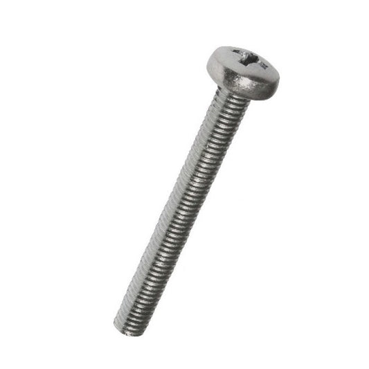 Pan Head Screws - M5 - 5x0.8mm - 45 mm - 304 Stainless Phillips