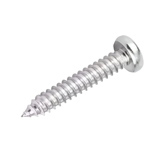 1043439 | SCT0285-025-P-PH-S6 (10 Pcs) --- Self Tapping Screws - 2.85x25.4 mm - 4 Pan Head - Stainless Steel 316 Similar to A4, 18-10 Screw