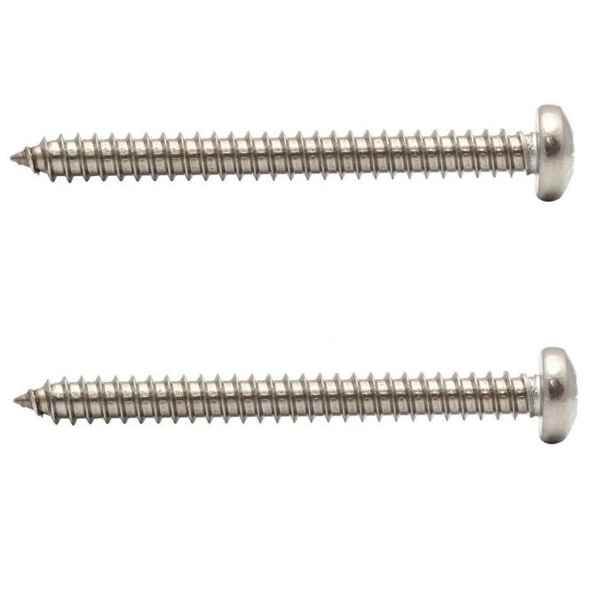 1043442 | SCT0285-032-P-PH-S6 (10 Pcs) --- Self Tapping Screws - 2.85x31.8 mm - 4 Pan Head - Stainless Steel 316 Similar to A4, 18-10 Screw