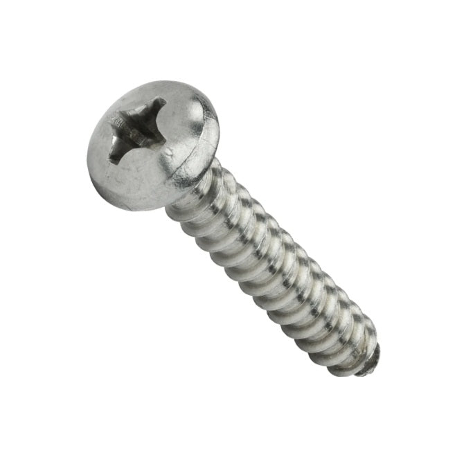 1040555 | SCT0218-010-PLS-P-PH-CZ (10 Pcs) --- Self Tapping Screws - 2.18x9.5 mm - 2 Soft Plastics - Zinc Plated Steel Screw