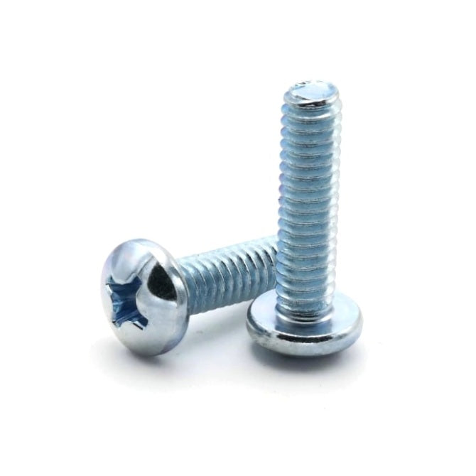 1045256 | SC030M-010-P-PZ-CZ (10 Pcs) --- Pan Head Screws - M3 - 3x0.5mm - 10 mm - Zinc Plated Steel Pozidrive Steel Screw