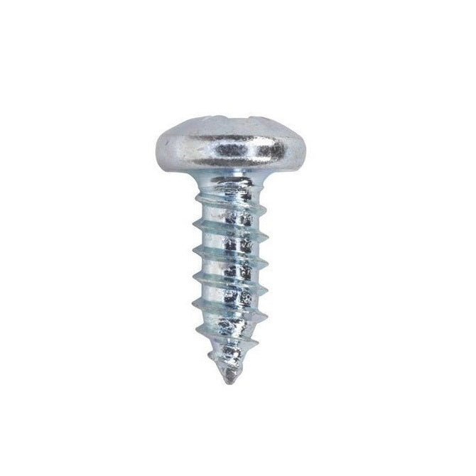 Self Tapping Screws - 2.52x6.4 mm - 3 Pan Head - Zinc Plated Steel