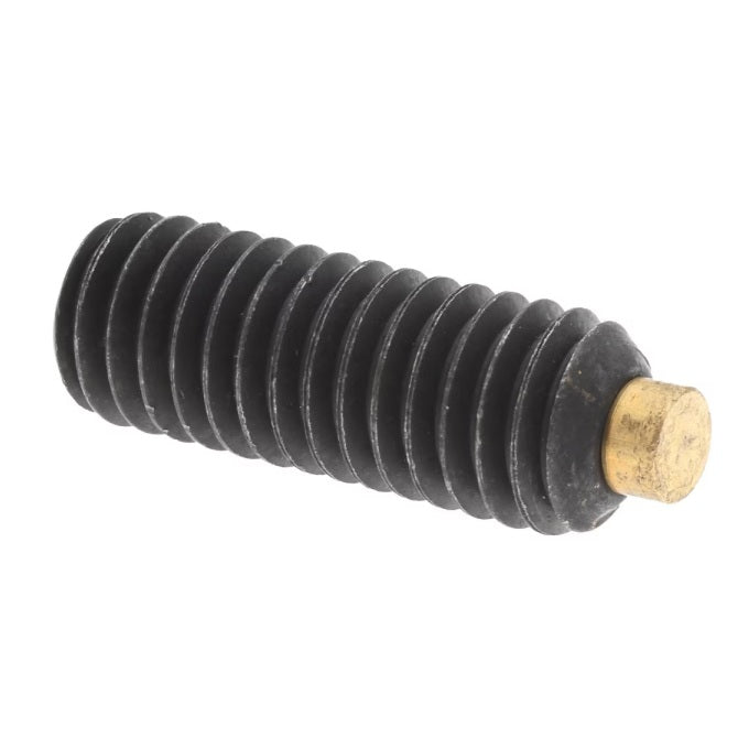 1043251 | SS028C-0048-AS-BT --- Brass Tipped Socket Set Screws - 4-40 UNC - 2.85mm - 4.8 mm Alloy Steel - Carbon Steel Screw