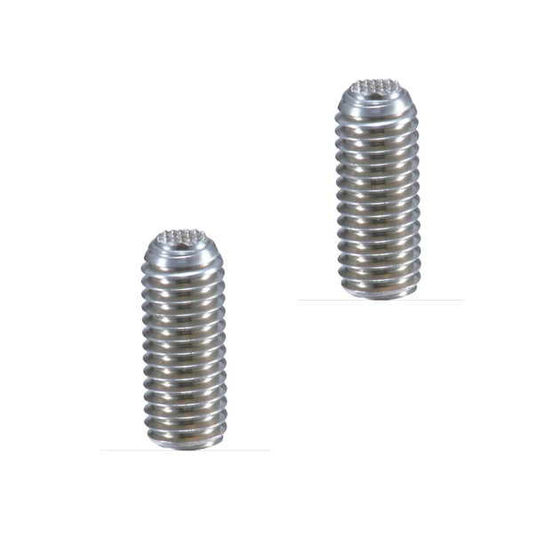 1079457 | SS080M-0095-S4-S440-DKT --- Diamond Knurled Tip Socket Set Screws - M8 - 8x1.25mm - 9.5 mm - 304 Stainless Steel with 440C Stainless HRC 50-55 tip Screw