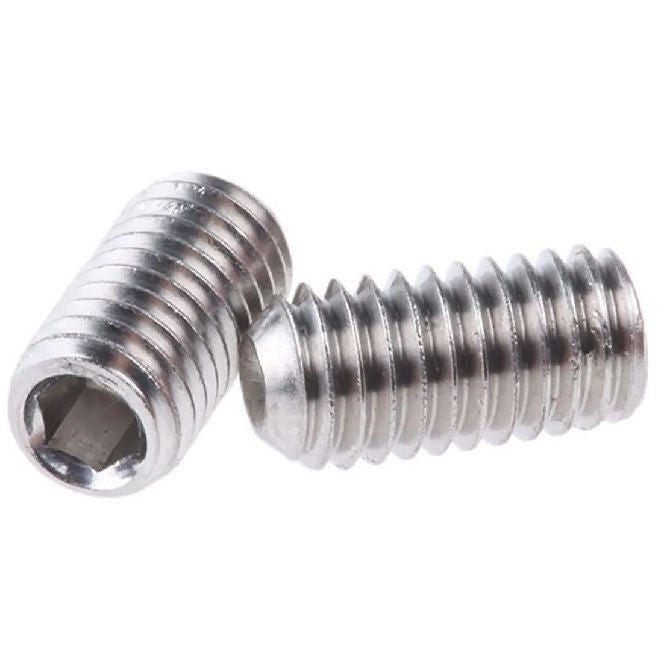 1081534 | SS080M-0250-S4 (5 Pcs) --- Standard Cup Point Socket Set Screws - M8 - 8x1.25mm - 25 mm - Stainless Steel 304 Similar to A2, 18-8 HRB80