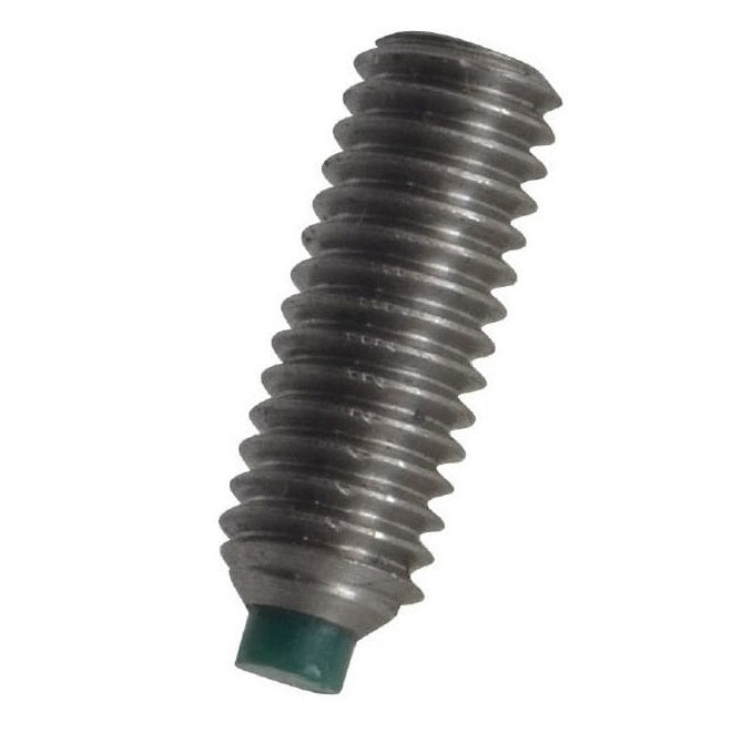 Nylon Tipped Socket Set Screws - 1/4-28 UNF - 6.35mm - 9.5 mm  304 Stainless Steel - Stainless Steel 18-8 Similar to A2, 303, 304