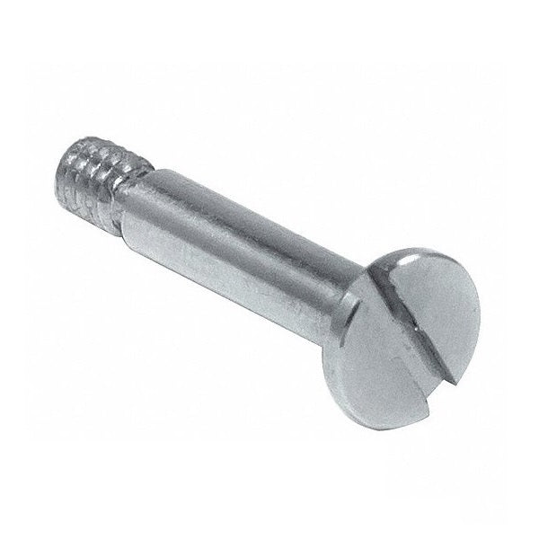 Shoulder Screws - 8x12 mm - M6x1.0 Slotted Shallow Head - Carbon Steel