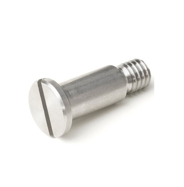 Shoulder Screws - 2.381x3.3 mm - 2-56 UNC Slotted Shallow Head - Stainless Steel 303/304 Similar to A2, 18-8 HRB80