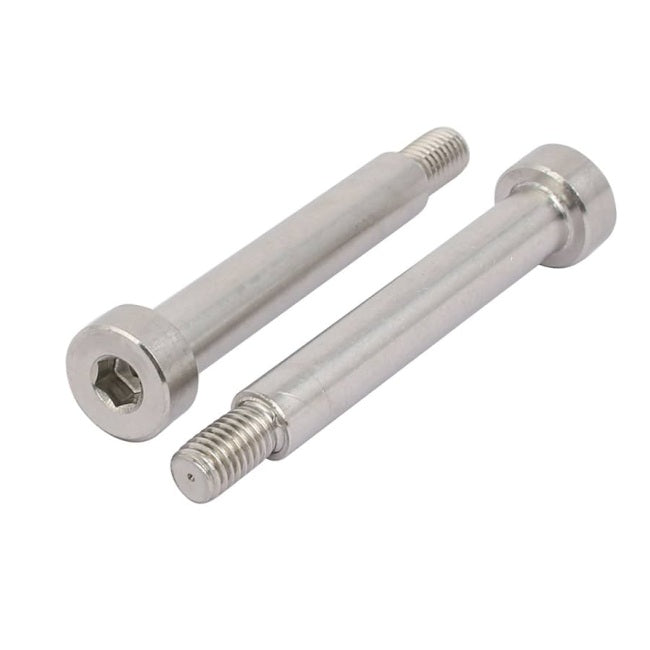 1051323 | SHLD040-004-SKT-S3 (2 Pcs) --- Shoulder Screws - 4x4 mm - M3x0.5 Socket Head - Stainless Steel 303/304 Similar to A2, 18-8 HRB80 Screw