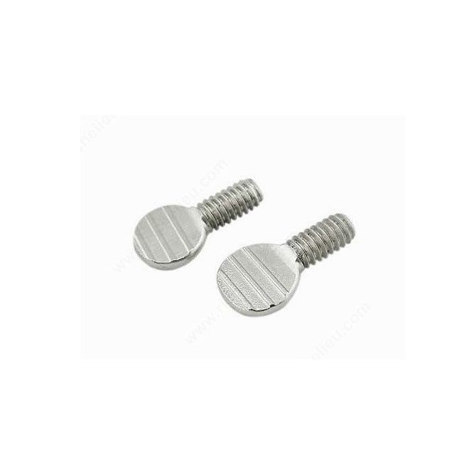 1062541 | THS050M-025-F-CS (20 Pcs) --- Thumb Screws - M5 - 5x0.8mm - 25x36.7 mm Flat Key Head - Steel Screw