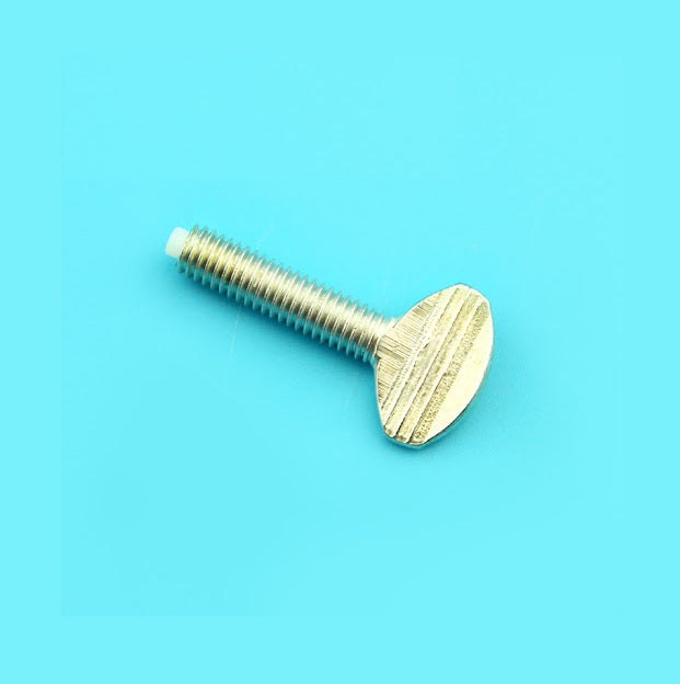 1065010 | THS048F-013-F-CZ-NT (Each) --- Thumb Screws - 10-32 UNF - 4.76mm - 12.7 - - Nylon Tip - Carbon Steel Zinc Plated Screw