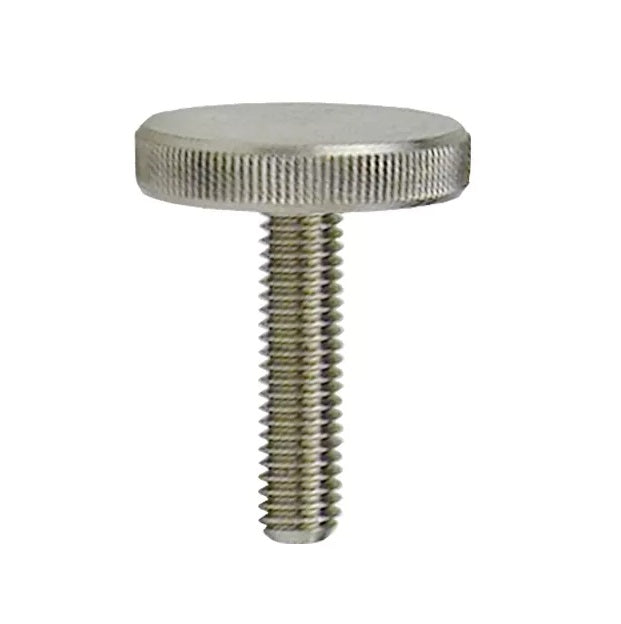 1053549 | THS040M-020-K-3 --- Thumb Screws - M4 - 4x0.7mm - 20x23.5 mm Knurled - Stainless Steel 303/304 Similar to A2, 18-8 HRB80 Screw