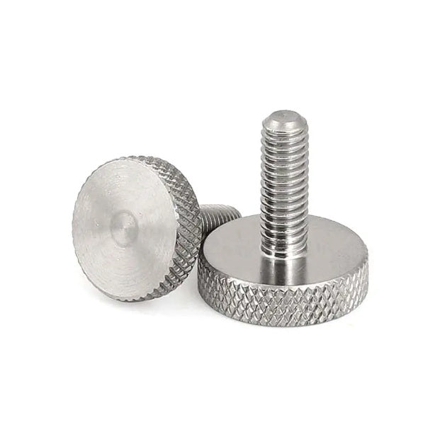 1049893 | THS035C-011-K-3-N --- Thumb Screws - 6-32 UNC - 3.5mm - 11.11x25.4 mm Knurled - Stainless Steel 303/304 Similar to A2, 18-8 HRB80 Screw