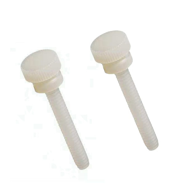 1043332 | THS028C-019-K-NY-WF (10 Pcs) --- Thumb Screws - 4-40 UNC - 2.85mm - 19.05x26.19 mm Knurled - Nylon Polyamide 6/6 Screw
