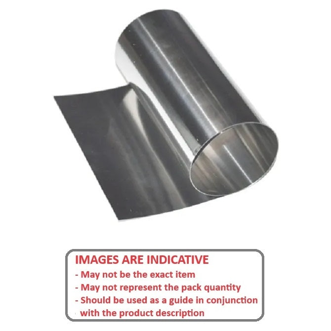 1000985 | SHM-0127-0300-0762-AL (Roll) --- Aluminium Shim and Foil - 0.127x300x762 mm - Aluminium