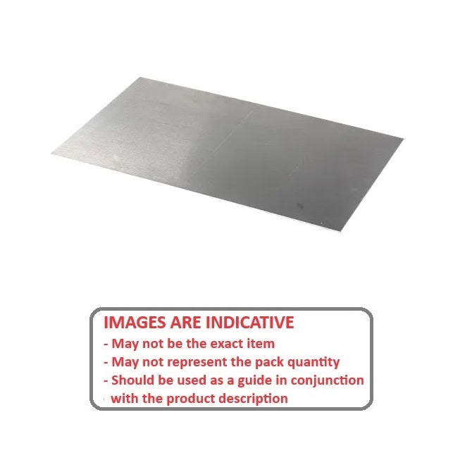 1038230 | SHM-1626-0152-0305-AL (Sheet) --- Aluminium Shim and Foil - 1.626x152.4x304.8 mm - Aluminium 6061-T6