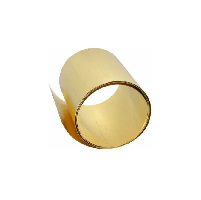 1000986 | SHM-0127-0300-0762-BR --- Brass Shim and Foil - 0.127x300x762 mm - Brass Commercial