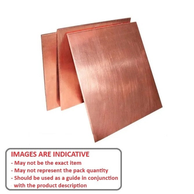 1001832 | SHM-0400-0200-0200-CP --- Copper Shim and Foil - 0.4x200x200 mm - Copper