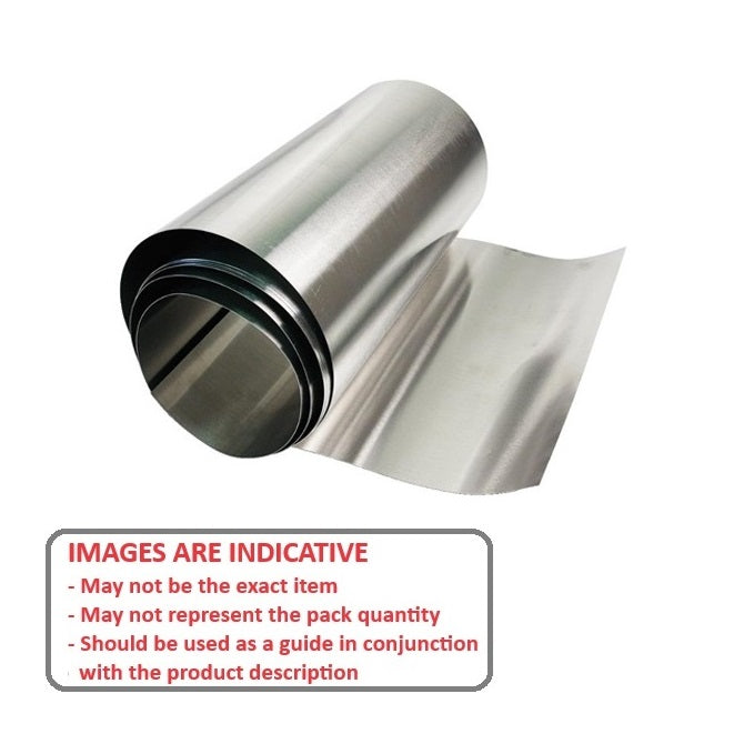 1000547 | SHM-0051-0300-0762-430 --- Stainless Steel Shim and Foil - 0.051x300x762 mm - Stainless Steel AISI 430