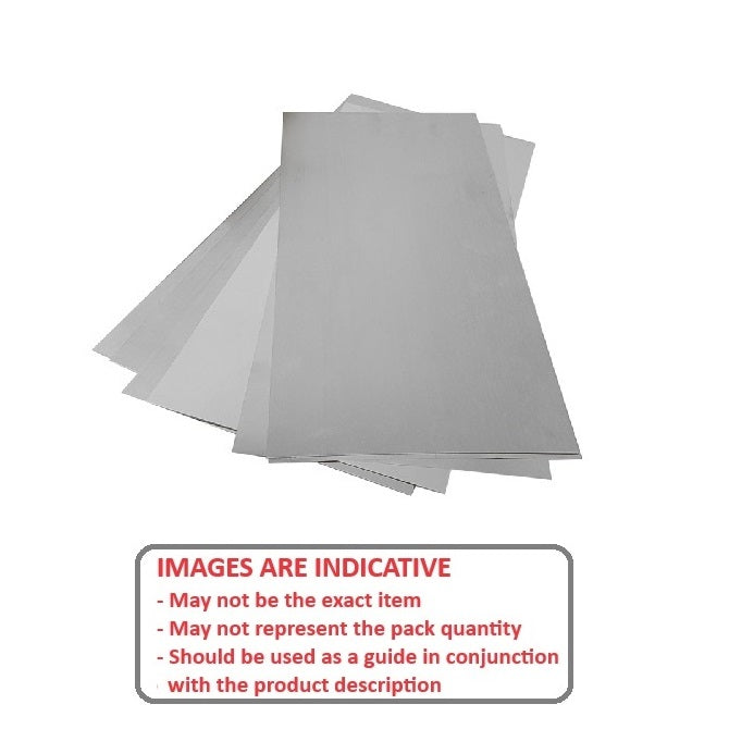 1000125 | SHM-0005-0050-5000-304 --- Stainless Steel Shim and Foil - 0.005x50x5000 mm - Stainless Steel 304 Similar to A2, 18-8 HRB80