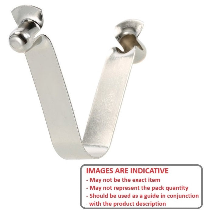 1087837 | SBTN-0953-DE --- Double End Snap Buttons - 9.53x11.18x0.635 mm Snap Button