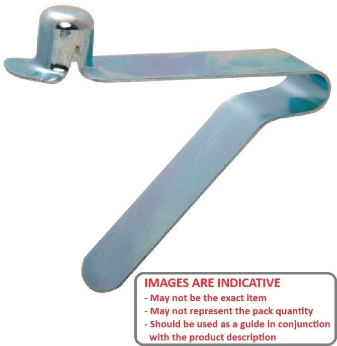1070432 | SBTN-0635-DL (2 Pcs) --- Single End Snap Buttons - 6.35x7.11x0.457 mm Dog Leg Snap Button