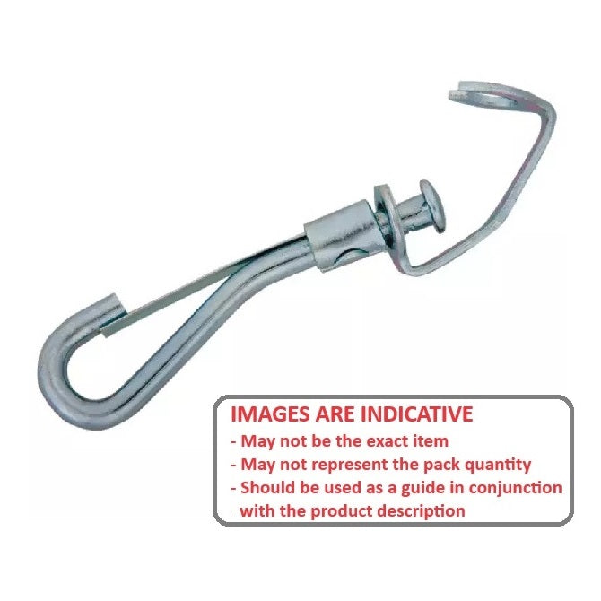 1180349 | BA-1407RS --- Steel Wire Snaps - 85.725x7.137 mm - - Open Swivel