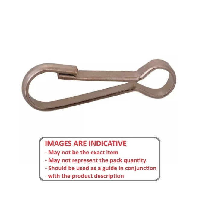1145140 | BA-530RS --- Steel Wire Snaps - 34.925x3.962 mm - - Bodies
