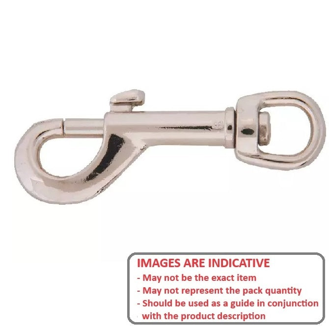 1086989 | BA-265RS --- Swivel Eye Leash Snaps - 9.525x76.2x6.35 mm - Steel Snap