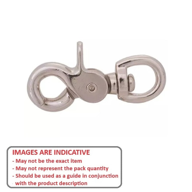 1086934 | BA-215RS --- Swivel Trigger Snaps - 9.525x63.5x9.525 mm - Steel Snap