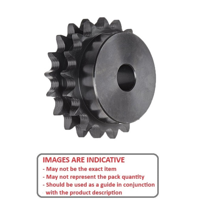 1092177 | SP2-127-078B-010-PB-C (2 Pcs) --- Roller Chain Sprockets - 10 tooth - 40.41 - - Duplex 08B With Boss - Carbon Steel Sprocket