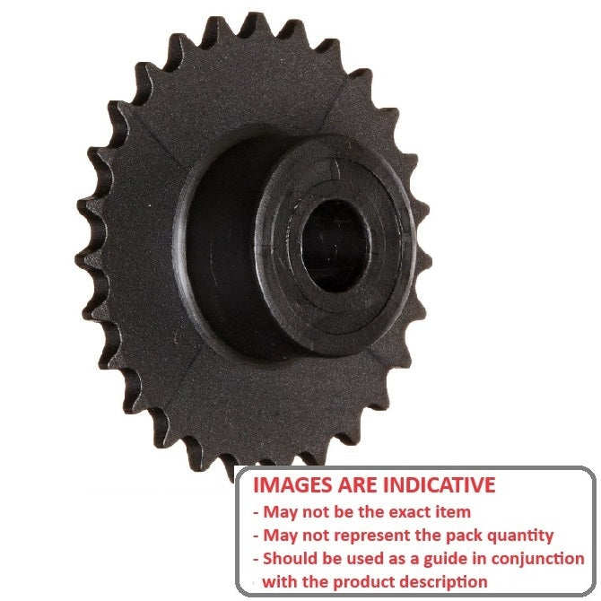 1140757 | SP1-095-047B-030-127-NG --- Roller Chain Sprockets - 30 tooth - 90.92x57.15 mm Simplex - NYLATRON GS PA66 + MoS2 Sprocket