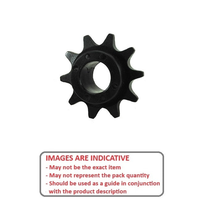 1083520 | SP1-031-015B-009-032-AB (3 Pcs) --- Roller Chain Sprockets - 9 tooth - 8.93x6.35 mm Simplex - Acetal Sprocket