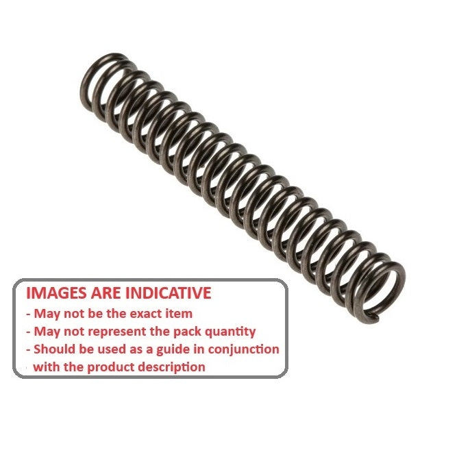 1130170 | CS-2426-2540-20-M --- Compression Springs - 24.26x254x2.03 mm Music Wire - Carbon Spring Steel