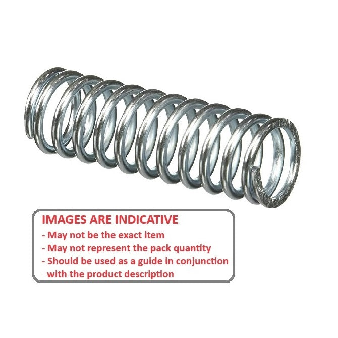 1117682 | CS-1829-0508-18-S2-G --- Compression Springs - 18.29x50.8x1.83 mm - Stainless Steel 302/304 Similar to A2, 18-8 Spring