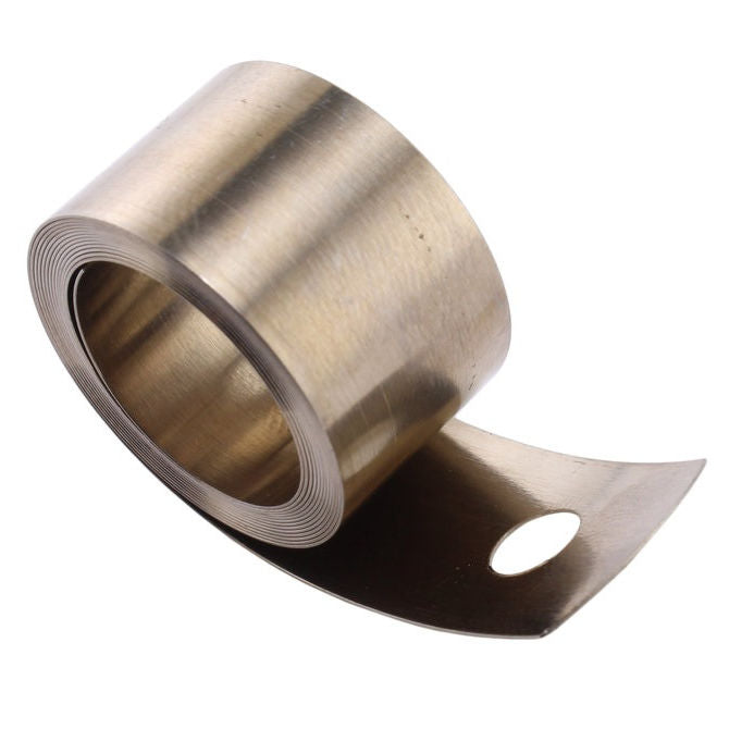 1037179 | CFS-0014-0381-064-S1 --- Constant Force Springs - 1.4 Newtons - 381x0.102 mm - Carbon Spring Steel Music Wire