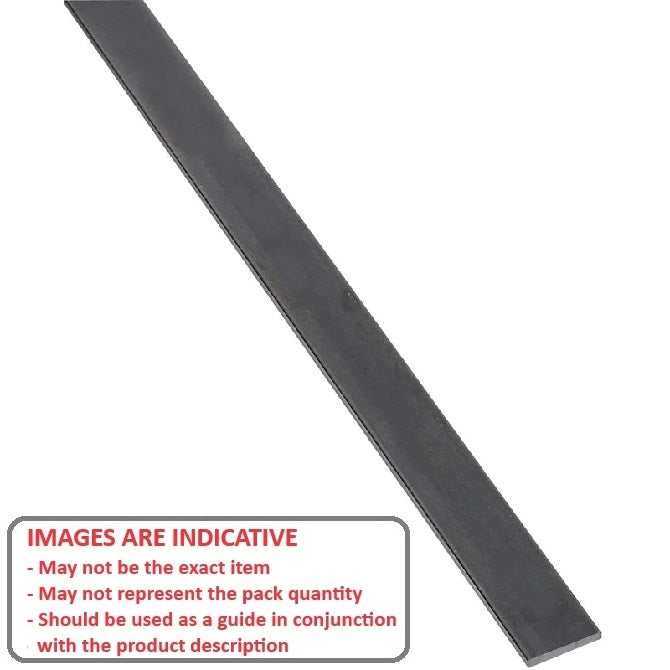 1001959 | STR-050-0127-0500-CST --- Spring Steel Strip - 0.5x12.7x500 mm - Carbon Spring Steel